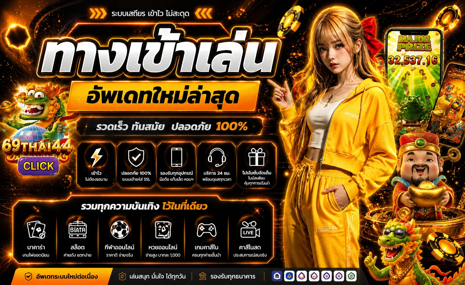69THAI44 เว็บสล็อตตรง ทางเข้า สมัคร และทดลองเล่น